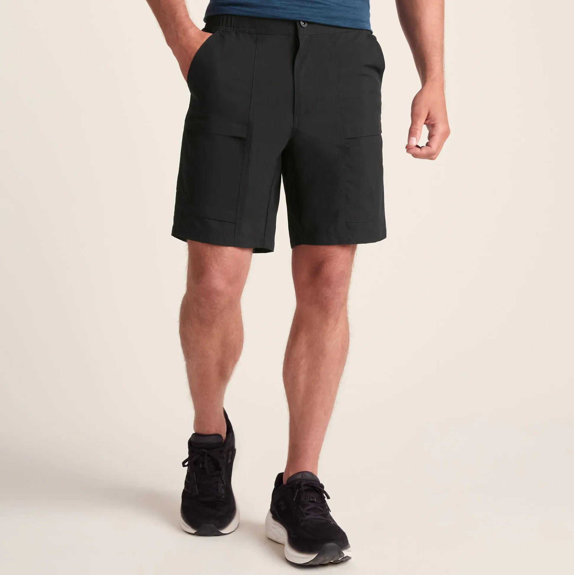 Activate Mens Performance Ripstop Shorts - Black