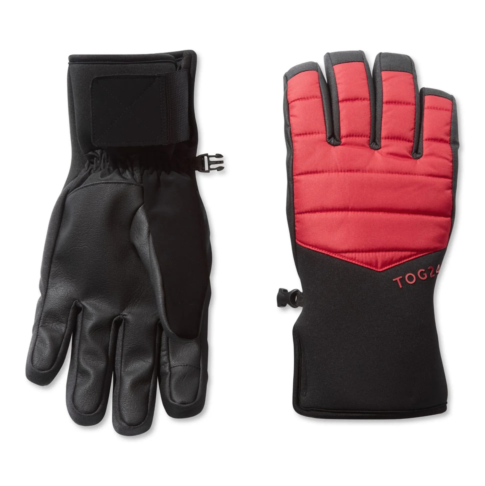 Adventure Waterproof Insulated Ski Gloves - Chilli Red