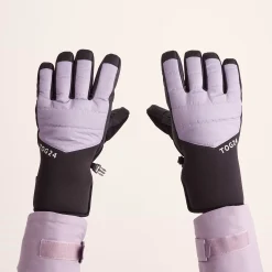Adventure Waterproof Insulated Ski Gloves - Lavender Grey