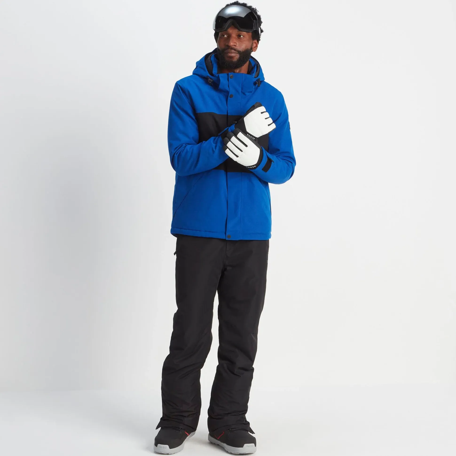 Adventure Waterproof Insulated Ski Gloves - Optic White