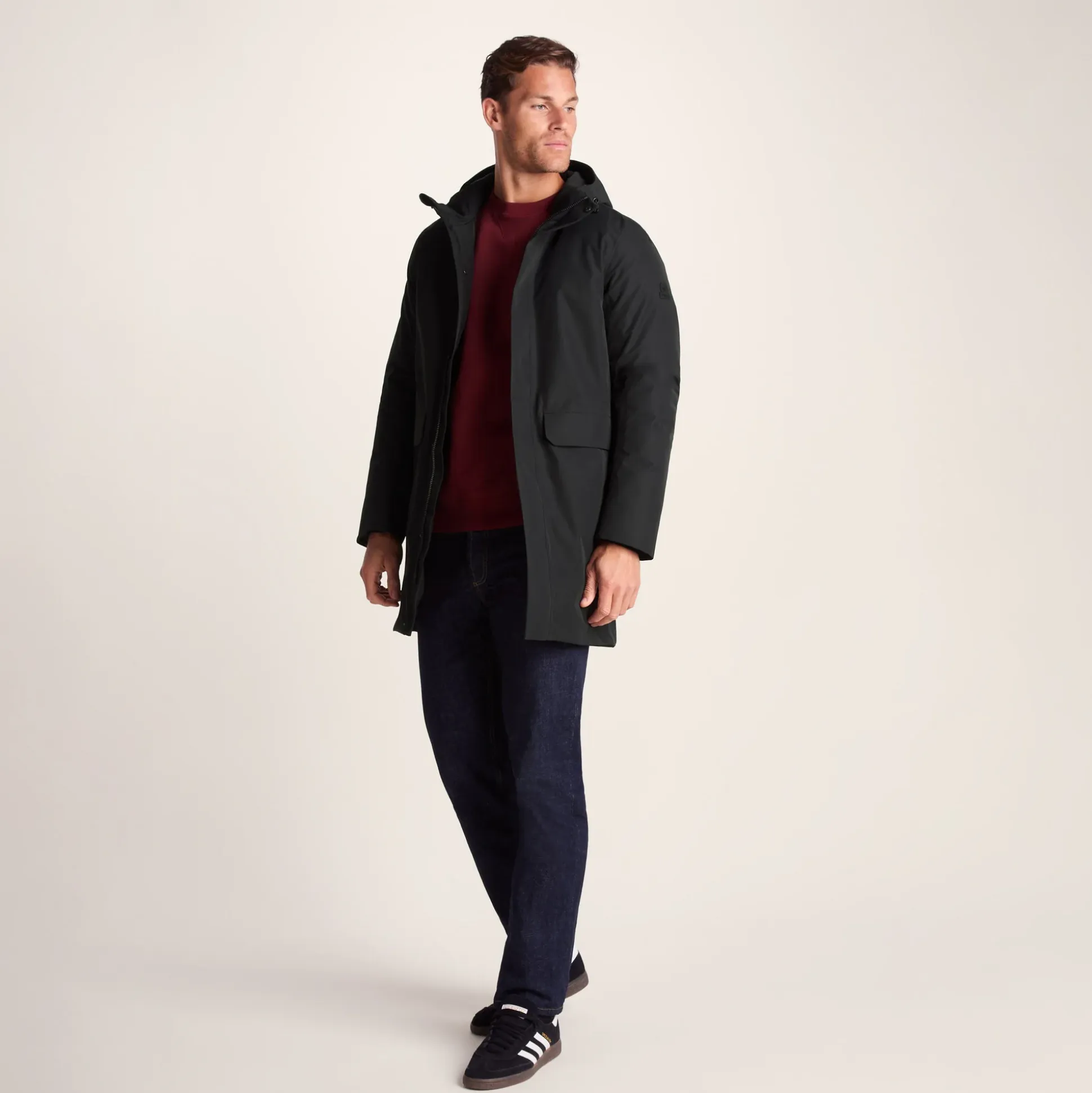 Aksel Mens Waterproof Insulated Parka - Black