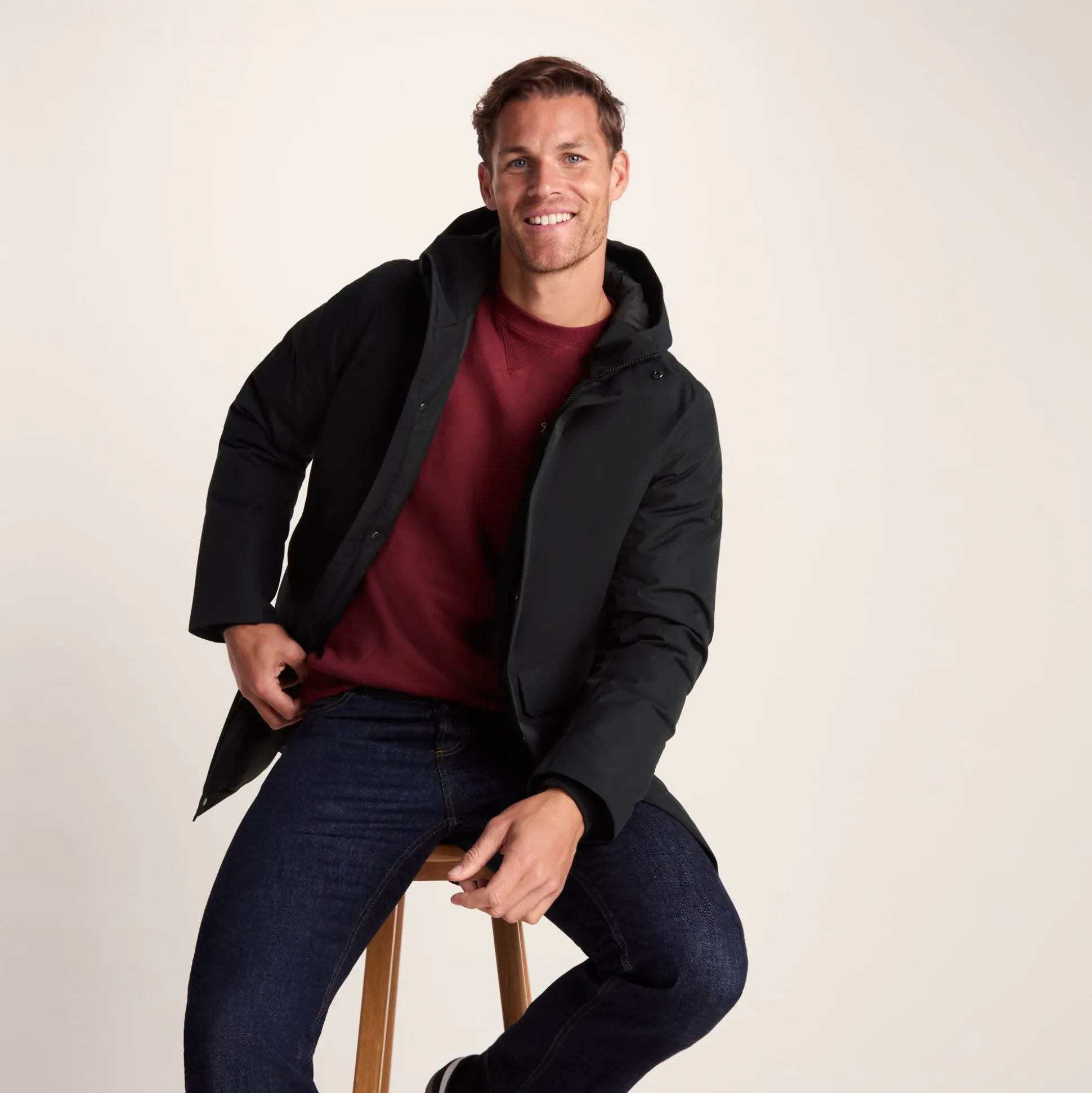 Aksel Mens Waterproof Insulated Parka - Black