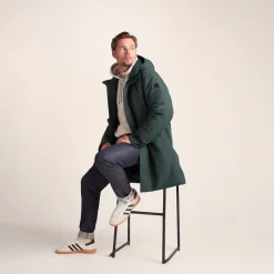 Aksel Mens Waterproof Insulated Parka - Racing Green