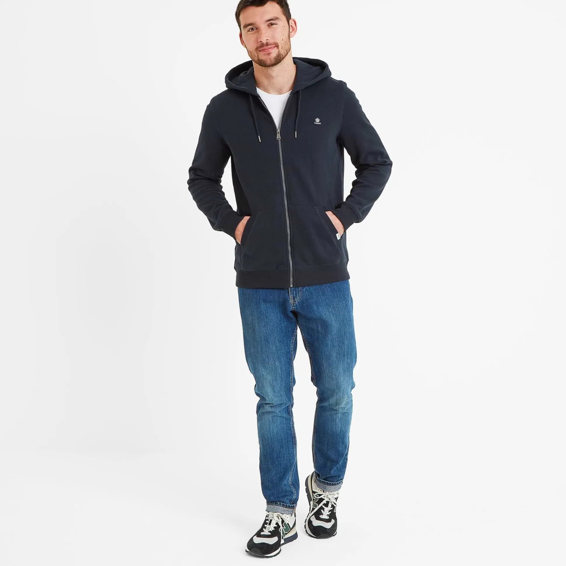 Alden Mens Supersoft Hoody - Dark Indigo