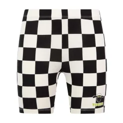 Altay Kids Shaun the Sheep Cycling Short - Black Woolly Checkerboard