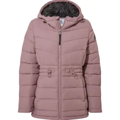 Anthorn Womens Padded Parka - Mauve