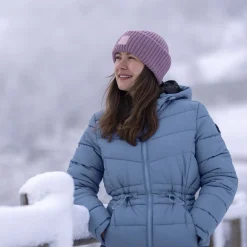Anthorn Womens Padded Parka - Misty Blue