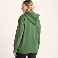 Aria Womens Supersoft Relaxed Fit Hoody - Dark Matcha