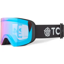 Arosa Goggles - Matt Black/Orange Revo Blue