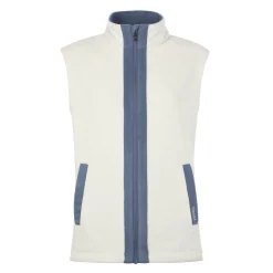 Arrad Womens Relaxed Fit Microfleece Gilet - Vanilla