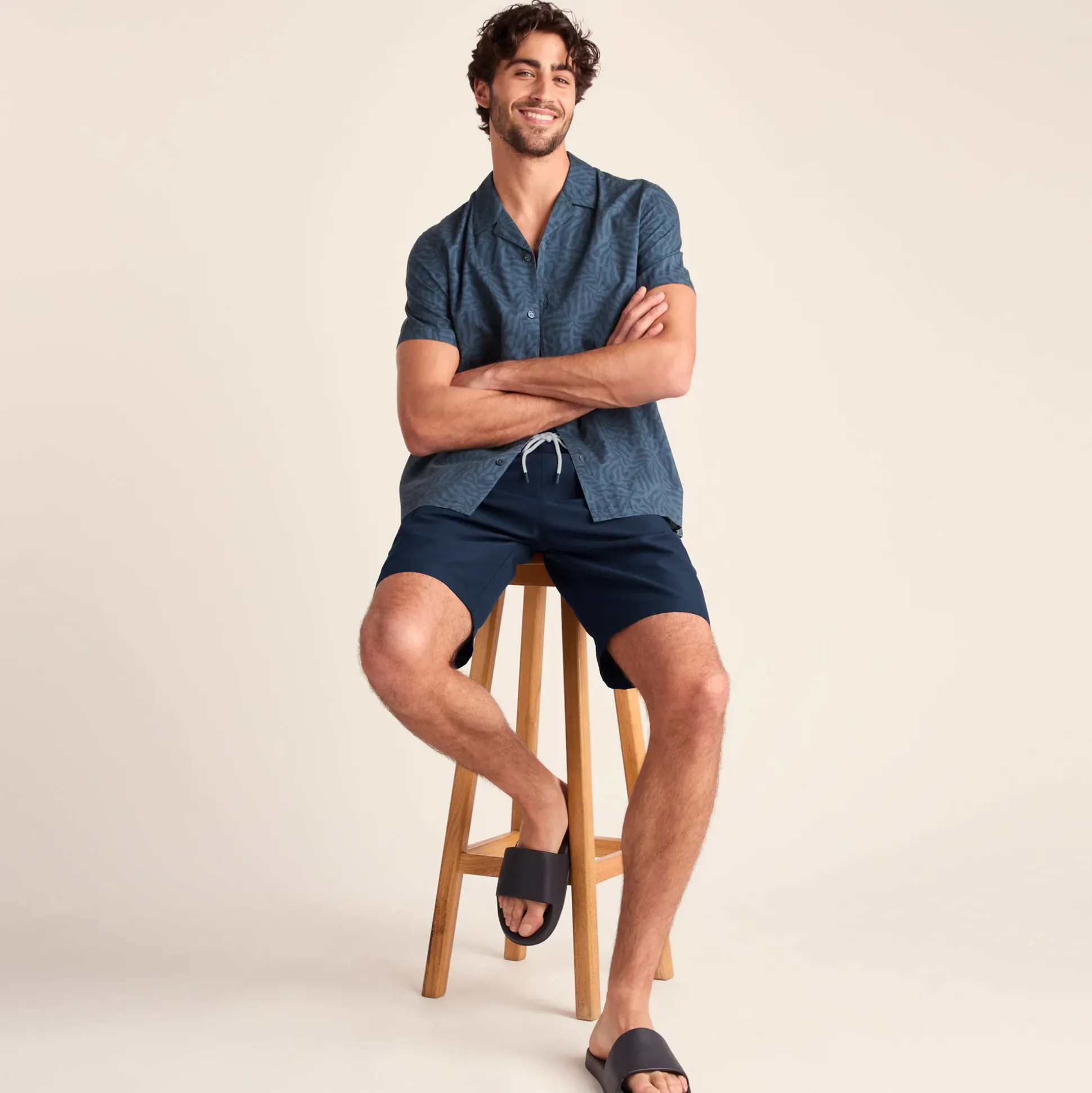 Aslan Mens Swimshorts - Dark Indigo