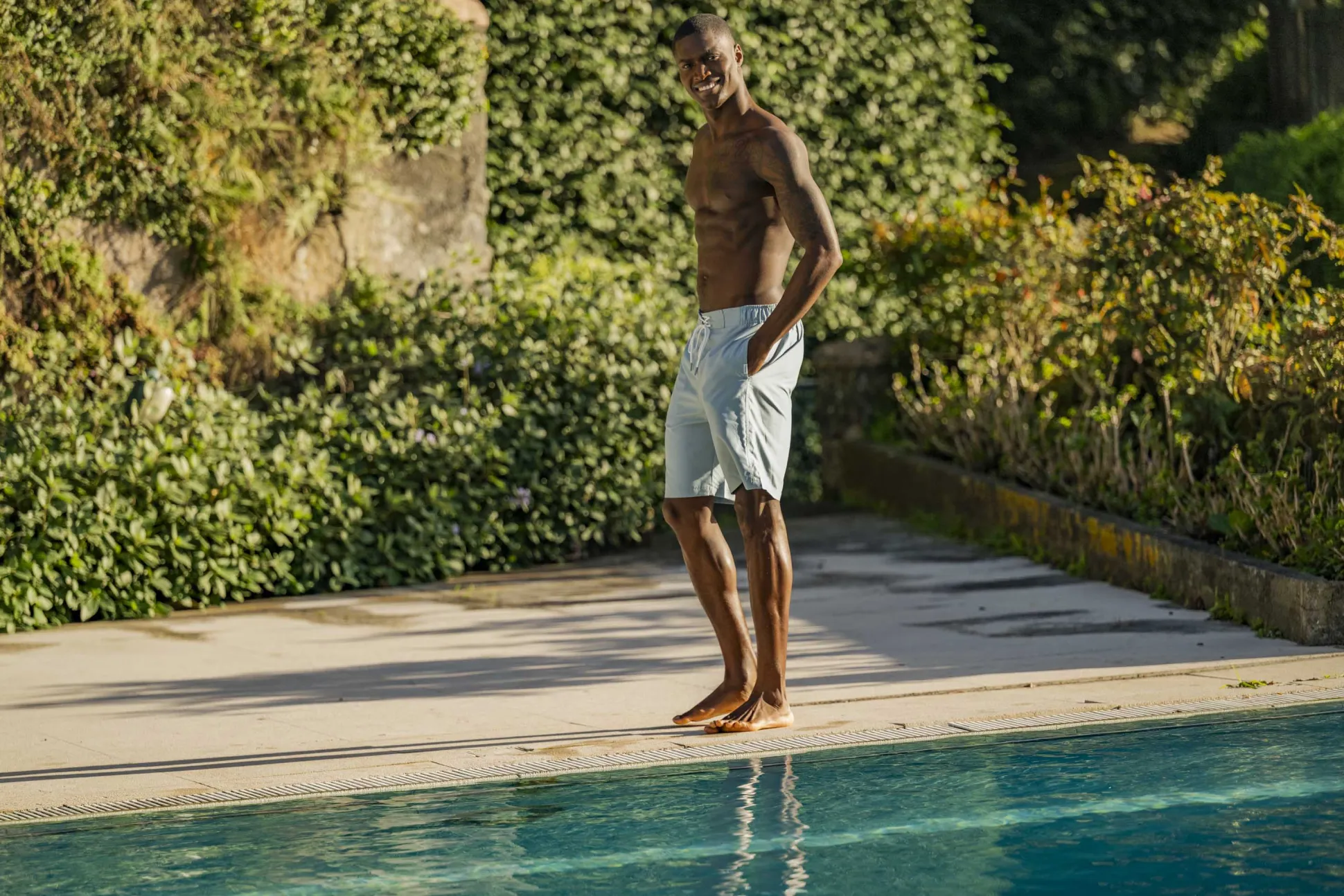 Aslan Mens Swimshorts - Muted Teal