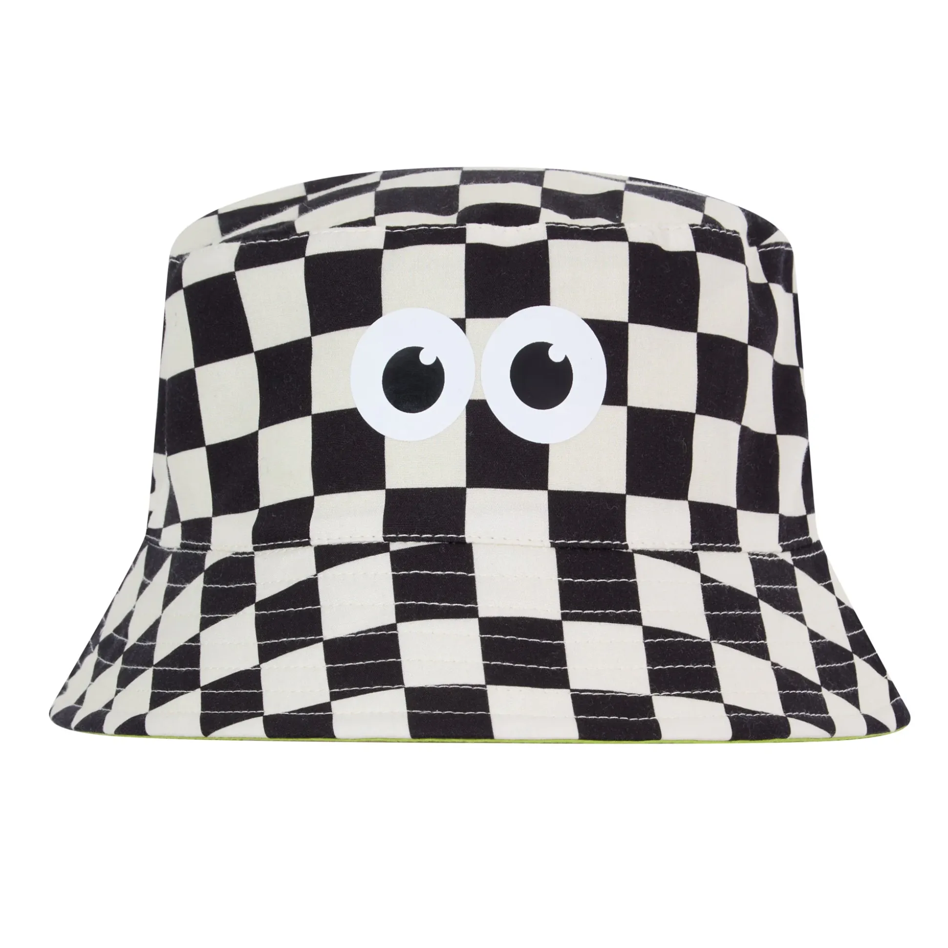 Balkhi Kids Shaun the Sheep Bucket Hat - Black White Checkerboard