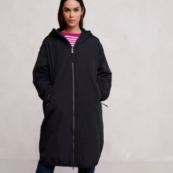 Banton Womens Oversized Shower Resistant Insulated Jacket - Black