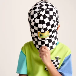 Bardoka Kids Shaun the Sheep Baseball Cap - Black White Checkerboard