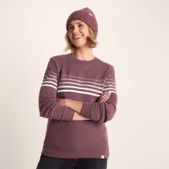 Bayman Womens Supersoft Sweat - Dark Mauve