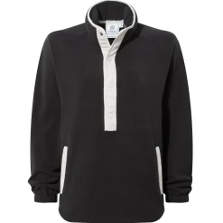 Beasly Womens Half Zip Fleece - Black