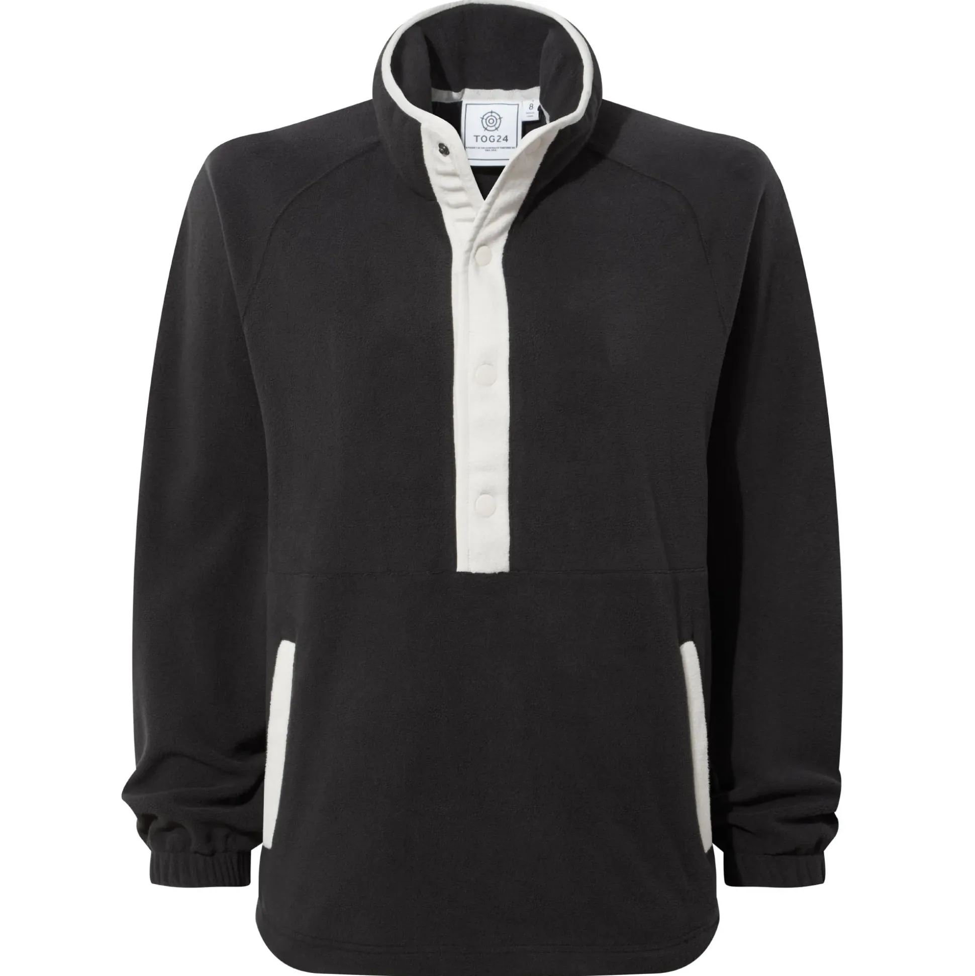 Beasly Womens Half Zip Fleece - Black
