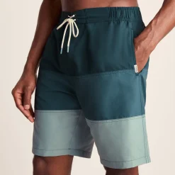Bendon Mens Swimshorts - Deep Teal/Aegean Teal/Summer Sky