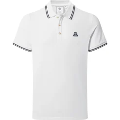 Biston Mens 100% Cotton Pique Polo Shirt - Optic White