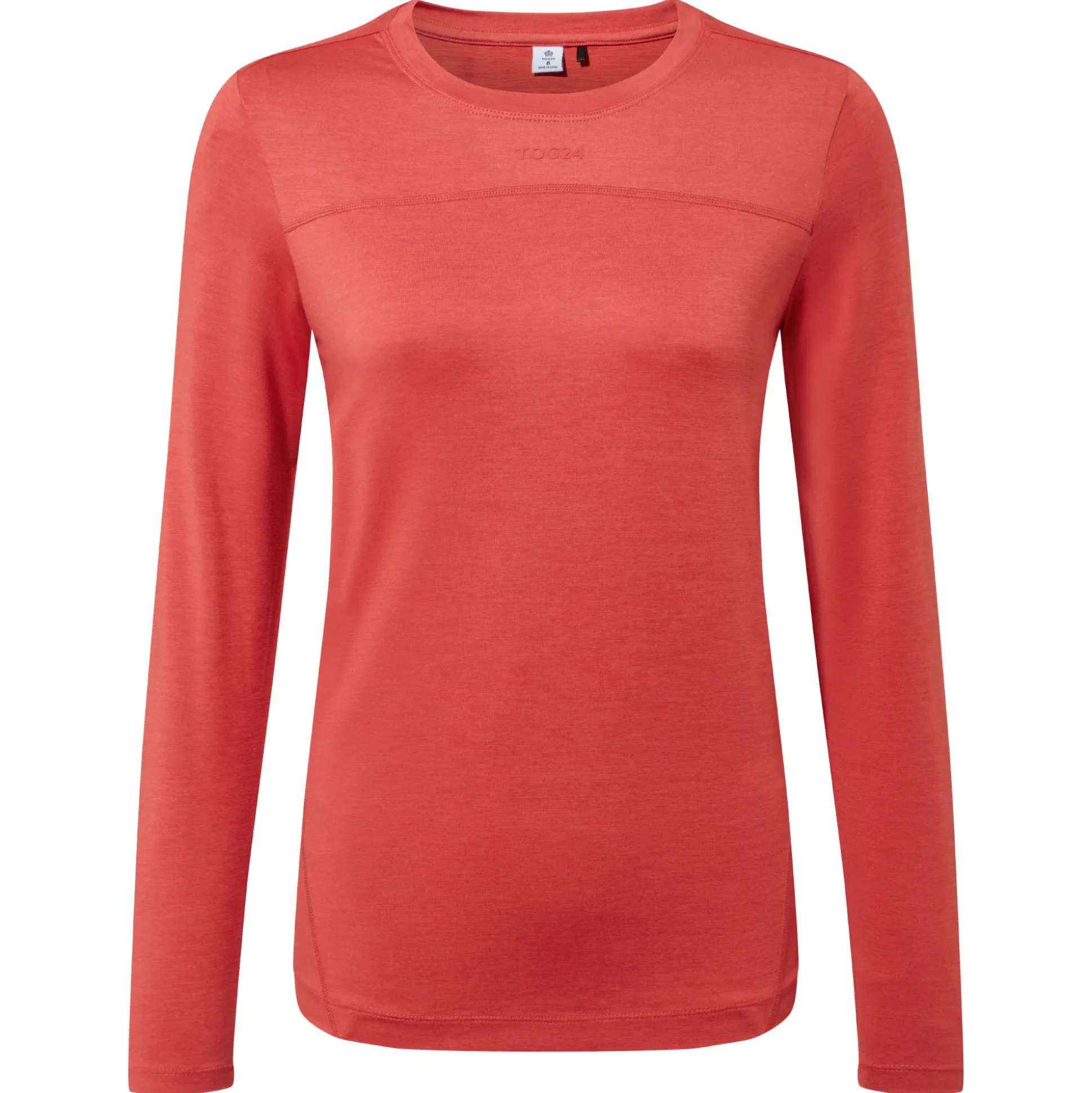 Blakely Womens Long Sleeve Performance Top - Cranberry Marl