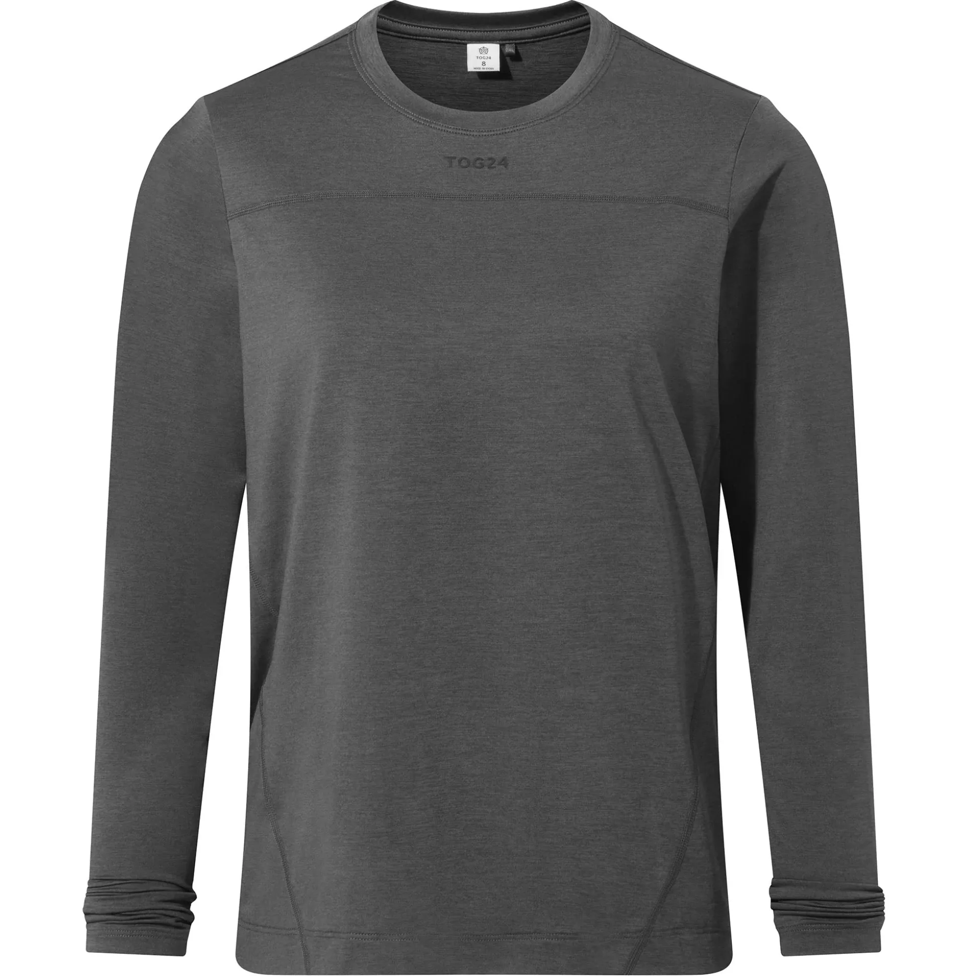 Blakely Womens Long Sleeve Performance Top - Dark Grey Marl