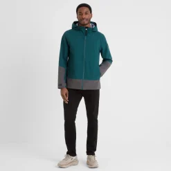 Bowston Mens Performance Waterproof Jacket - Petrol Green