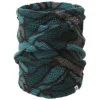 Bramley Snow Tube - Dk Turquoise Abstract Mountain Print