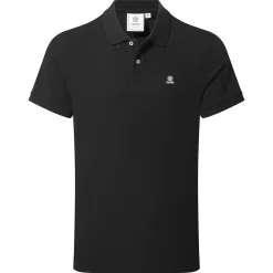 Braunton Mens 100% Cotton Pique Polo Shirt - Black