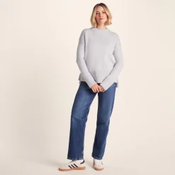 Bree Womens Supersoft Knitted Jumper - Lavender Grey