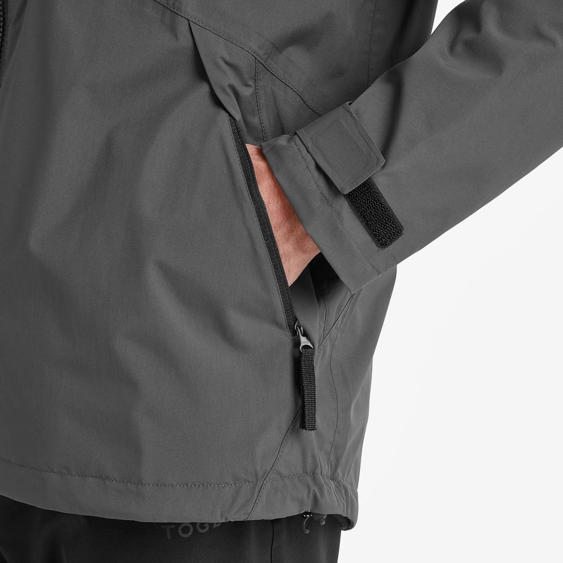Brigsteer Mens Waterproof Jacket - Soot Grey