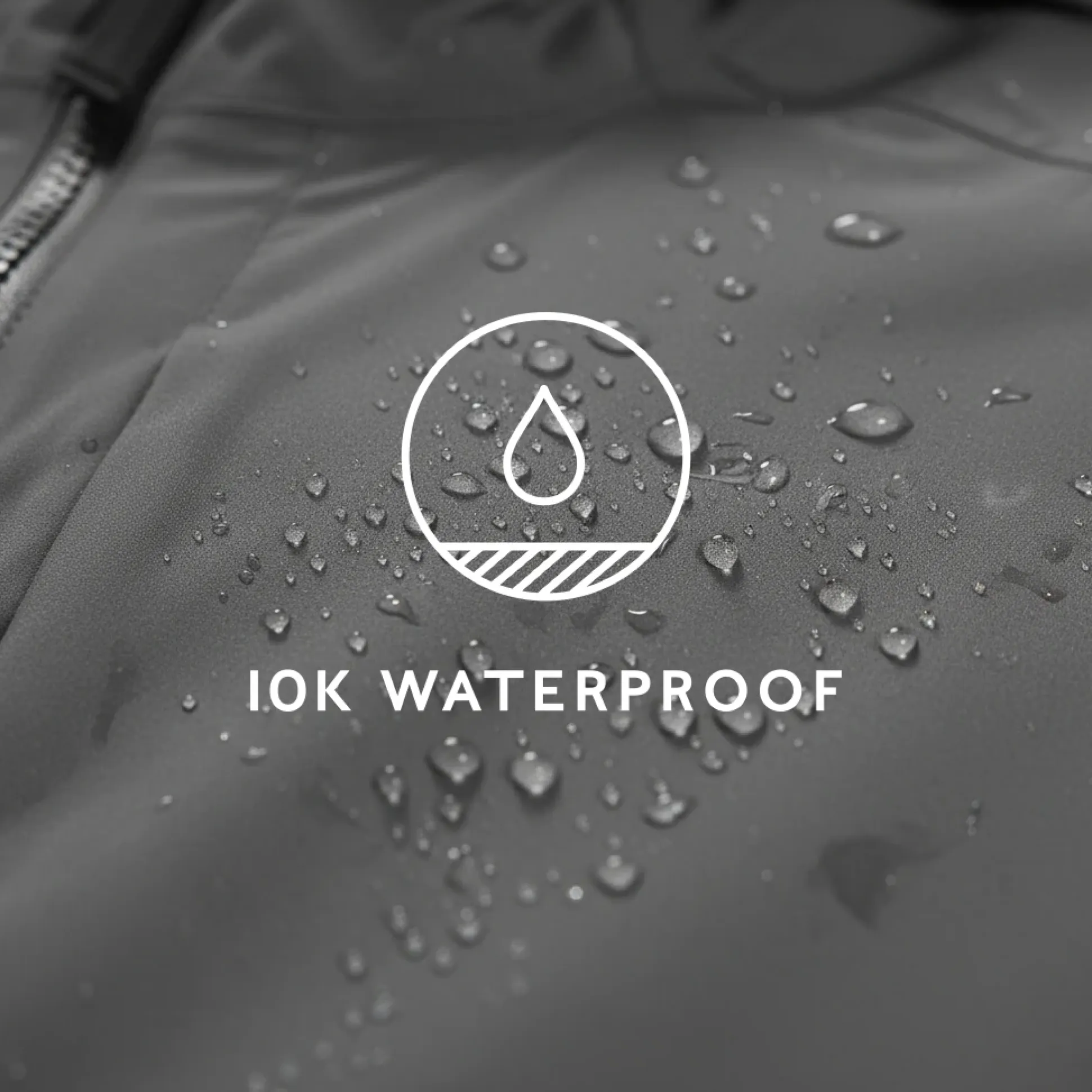 Brigsteer Mens Waterproof Jacket - Soot Grey