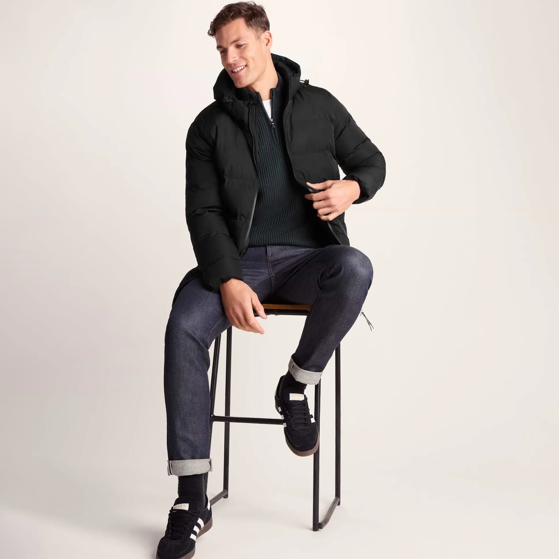 Brinkley Mens Parka - Black