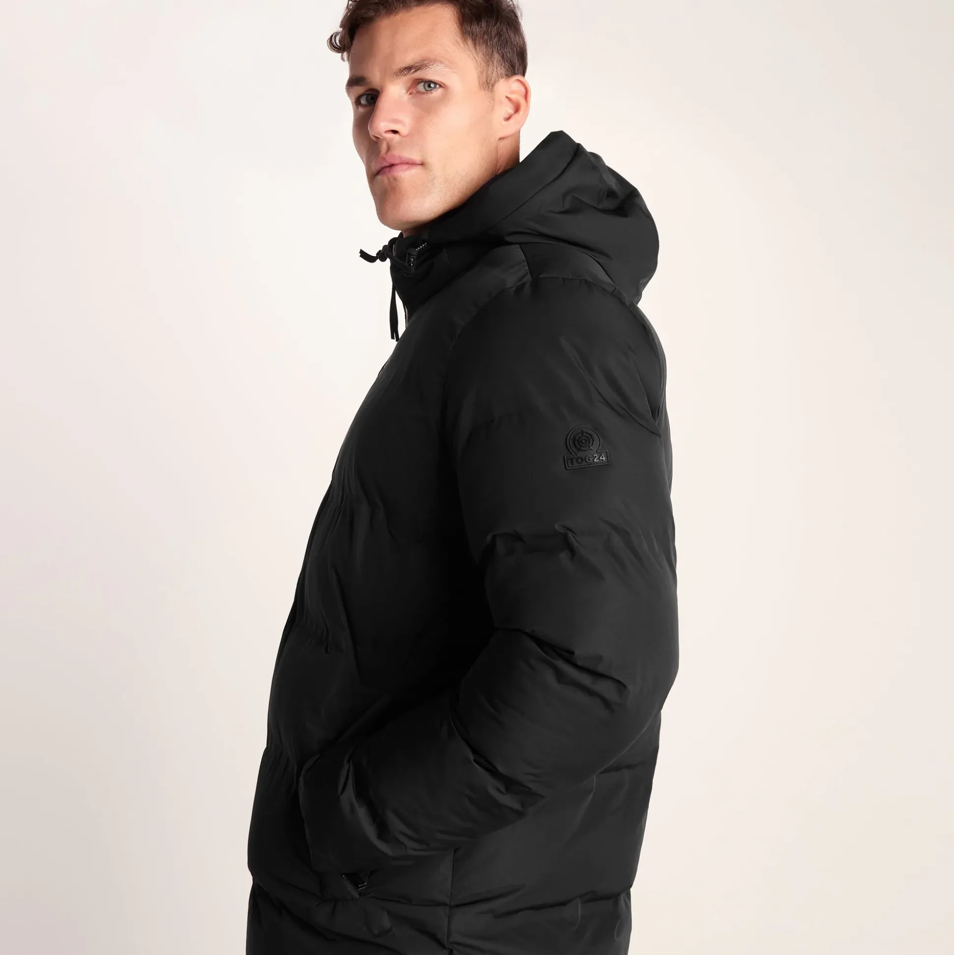 Brinkley Mens Parka - Black