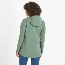 Burradon Womens Waterproof Jacket - Light Forest