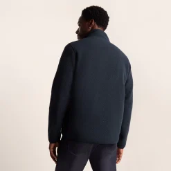 Cameron Mens Sherpa Fleece - Dark Indigo