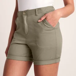 Canvey Womens Chino Shorts - Sage Green