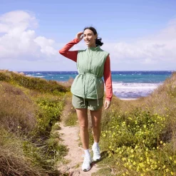Cassly Womens Insulated Gilet - Pistachio