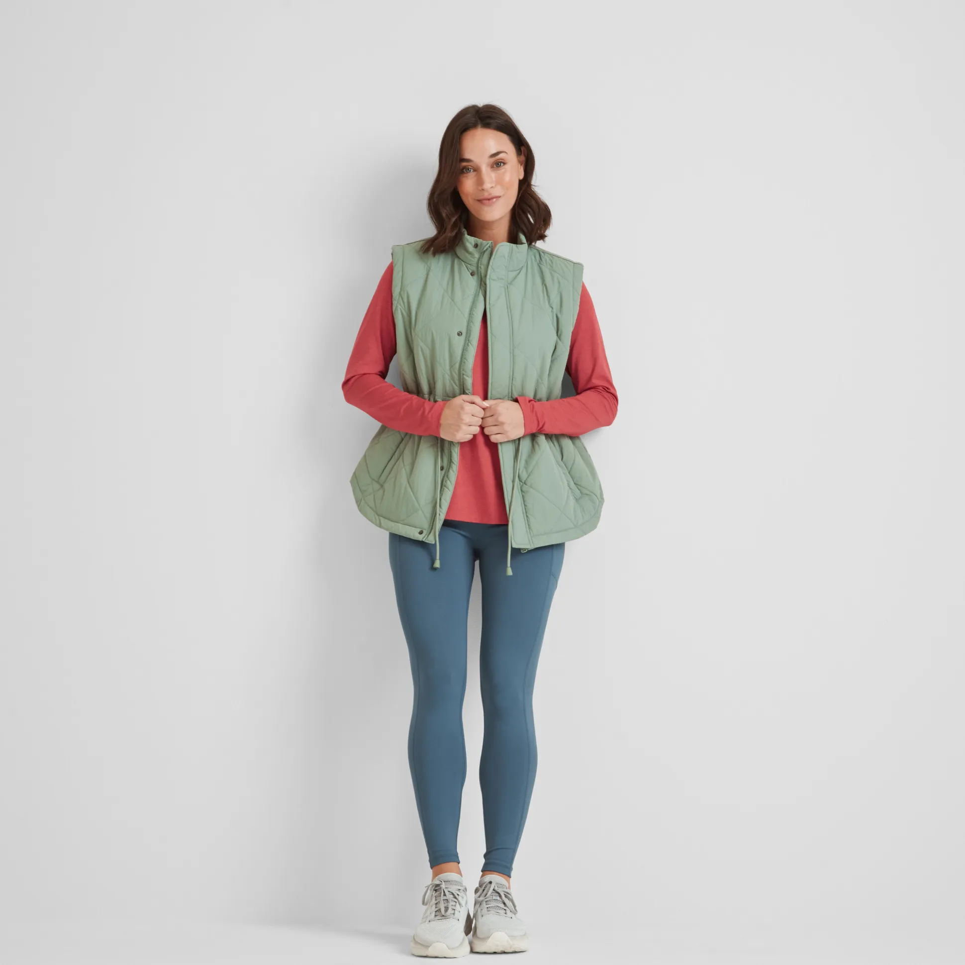 Cassly Womens Insulated Gilet - Pistachio