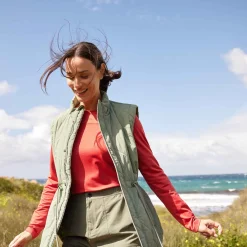 Cassly Womens Insulated Gilet - Pistachio