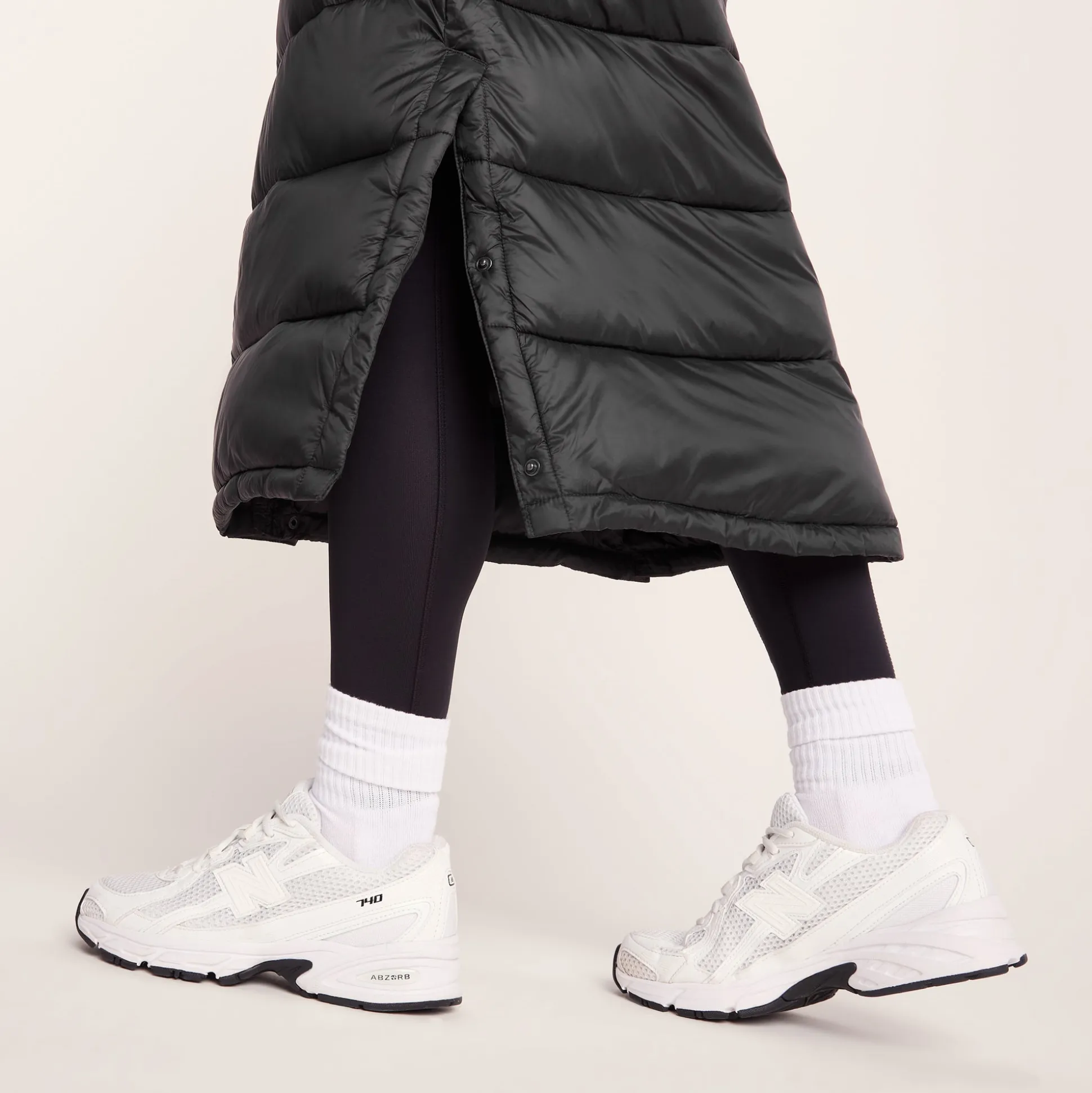 Cautley Womens Long Padded Shower Resistant Jacket - Black