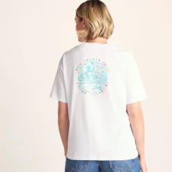 Coast Womens 100% Cotton Supersoft Relaxed Fit T-Shirt - Optic White