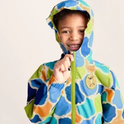 Cohampshire Kids Shaun the Sheep Waterproof Jacket - Lime Cloud Print