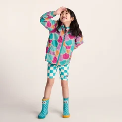 Cohampshire Kids Shaun the Sheep Waterproof Jacket - Pink Cloud Print