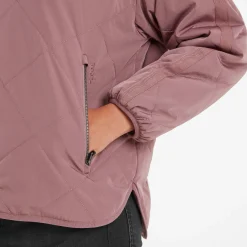Corlae Womens Oversized Shower Resistant Insulated Jacket - Mauve