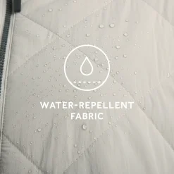 Corlae Womens Oversized Shower Resistant Insulated Jacket - Warm Cloud