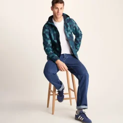 Craven Mens Waterproof Packaway Jacket - Blue Pixel