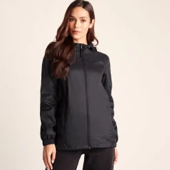 Craven Womens Waterproof Packaway Jacket - Black