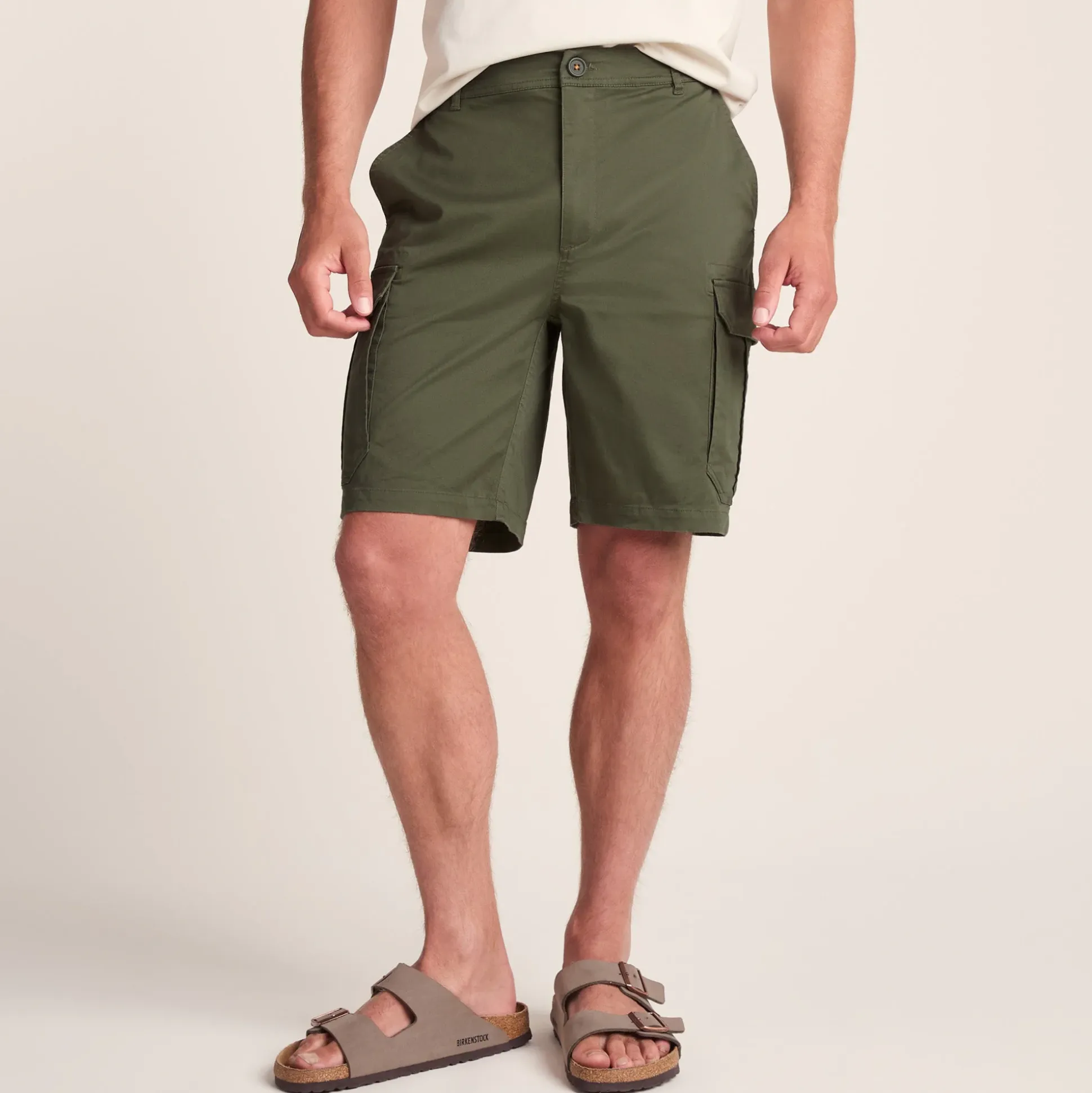 Credo Mens Supersoft Cargo Shorts - Forage Green