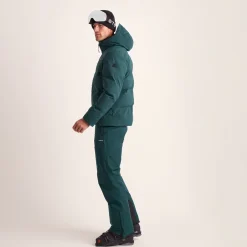 Davos Mens Shower Resistant Insulated Ski Jacket - Dark Turquoise